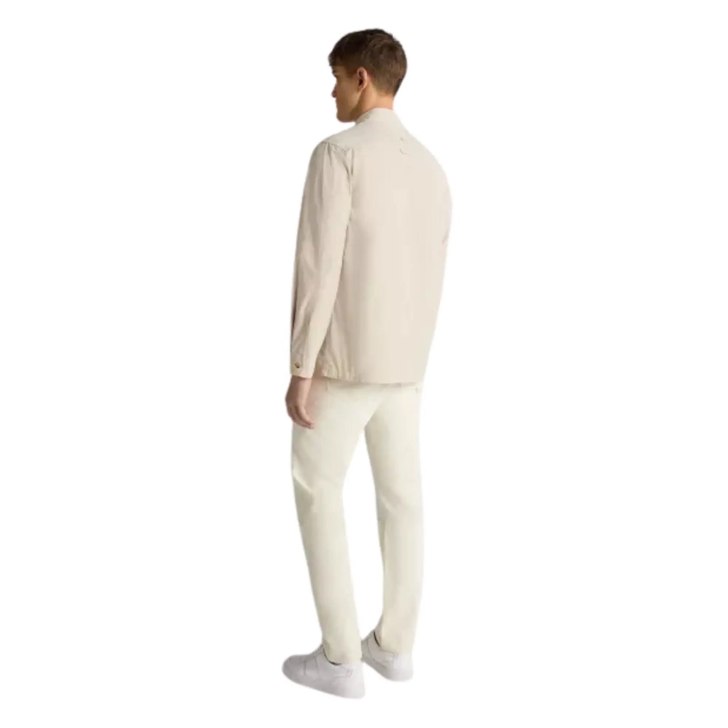 Buy Remus Uomo Paolo Overshirt Jacket - Stone | Overshirtss at Woven Durham