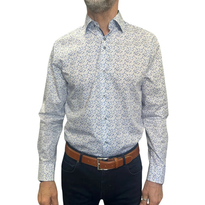 Buy Marnelli Sartoria Abstract Rectangle Long-Sleeve Shirt - Multi | Long-Sleeved Shirtss at Woven Durham