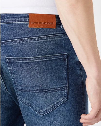 Buy Remus Uomo Apollo Stone Wash Slim Fit - Blue | Jeanss at Woven Durham