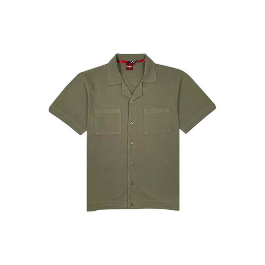 Buy Merc London Hale Polo Shirt - Khaki | Short-Sleeved Polo Shirtss at Woven Durham