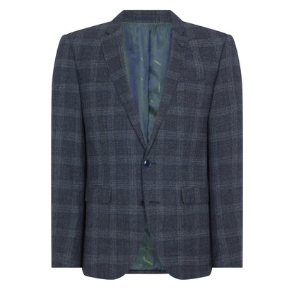 Buy Remus Uomo Larenzo Check Suit Jacket - Dark Grey | Suit Jacketss at Woven Durham