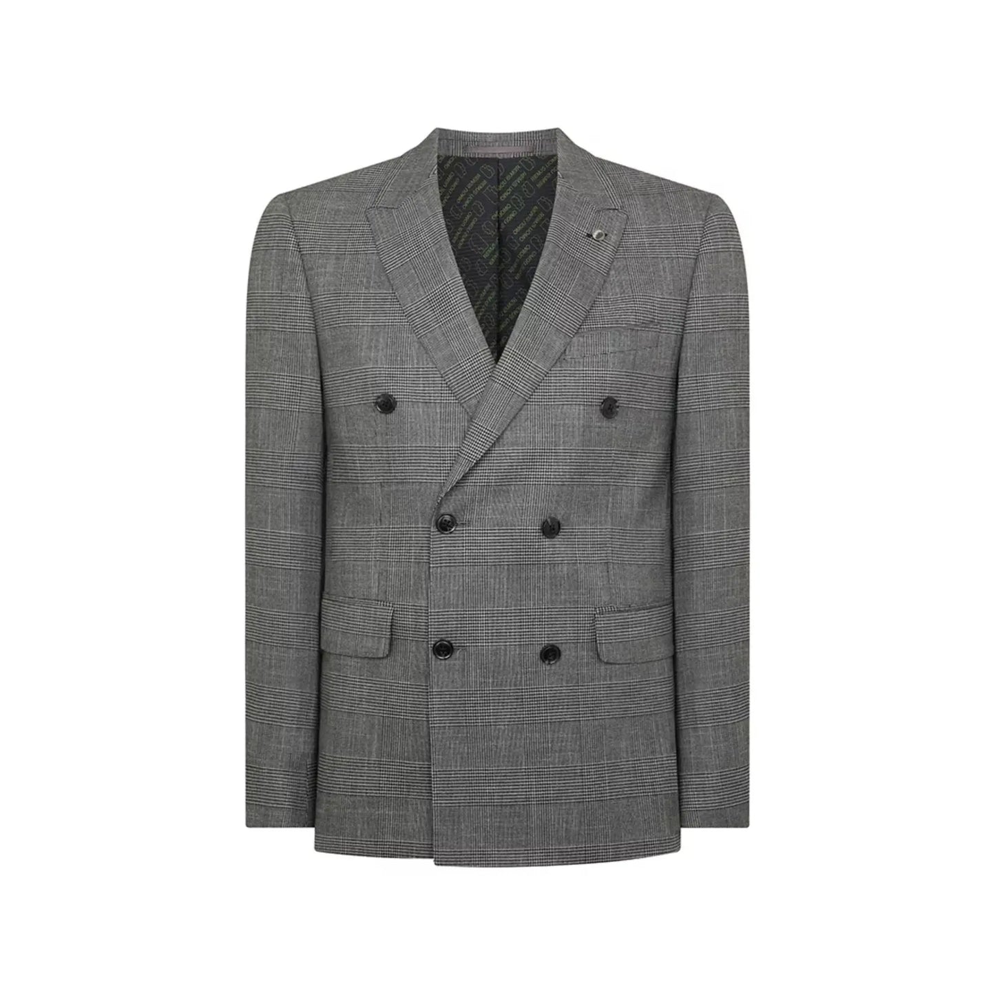 Buy Remus Uomo Marino DB Prince of Wales Check Suit Jacket - Grey | Suit Jacketss at Woven Durham