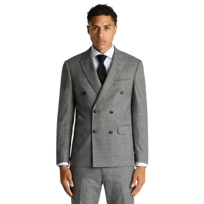 Buy Remus Uomo Marino DB Prince of Wales Check Suit Jacket - Grey | Suit Jacketss at Woven Durham