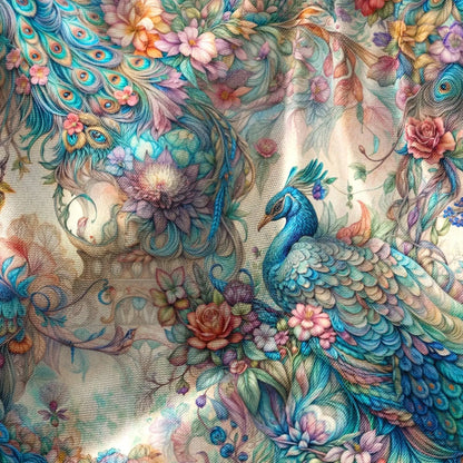 Buy Claudio Lugli Peacock Print Short Sleeve Shirt - Multi | Long-Sleeved Shirtss at Woven Durham