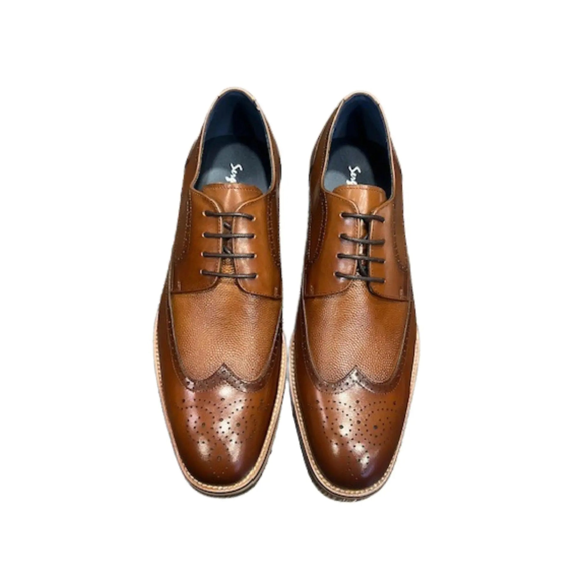 Buy Sergio Duletti Rico Brogues - Brown | Brogue Shoess at Woven Durham
