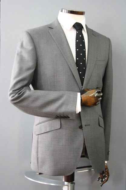 Knightsbridge Neckwear Black & White Polka Dot Knitted Silk Tie From Woven Durham