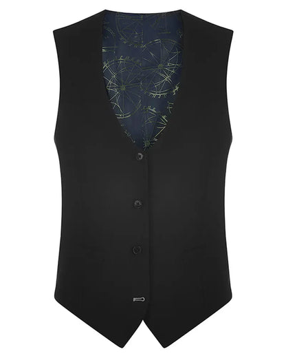 Luca Suit Waistcoat - Black Remus Uomo
