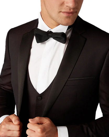 Rocco Dinner Suit Waistcoat - Burgundy Remus Uomo